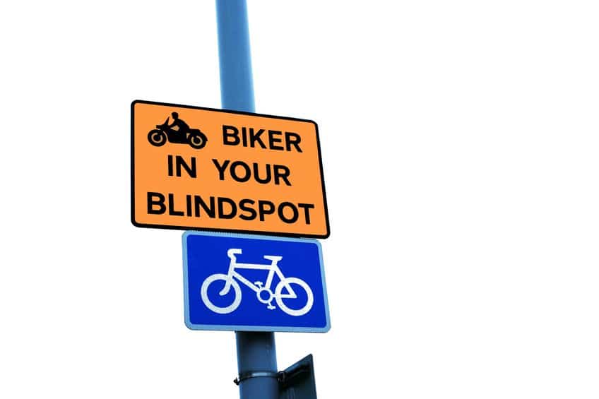Biker in Your Blindspot Sign | Marietta Wrecker Service